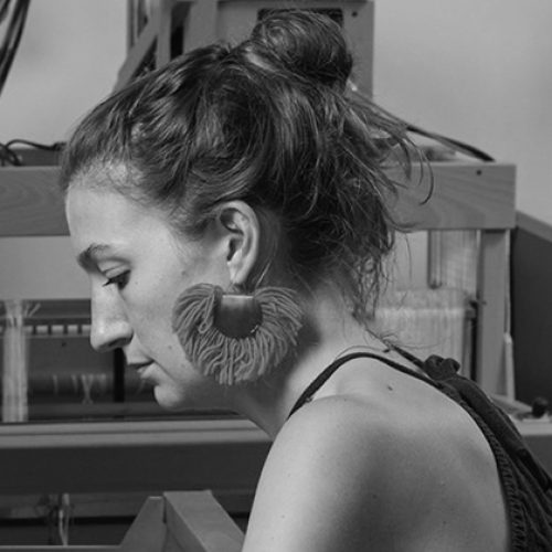 Black and white portrait of Alice Timmis