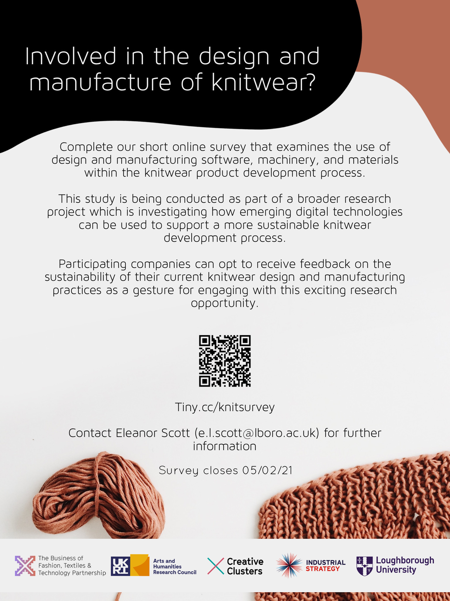 Flyer to take part in knitwear survey